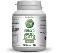 Huile d'algues oméga-3 Dha+Epa gélules 60 pc