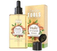 HUILE D'AMANDE DOUCE | 100% Pure, Naturelle & Pressée à Froid | Visage, Corps, Cheveux, Ongles | Sweet almond Oil | (80ml)