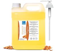 Huile D'amandes Douces Pressée À Froid, Prévention Vergetures Grossesse Hydratant Peau Sèche Démaquillant Naturel Soin Cheveux Orangée, 2000 Ml