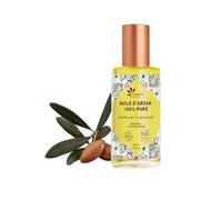 Huile d'Argan 100% Pure & Bio | 50ml | Préssée à froid au Maroc | Soin Visage Cheveux et Corps | Certifié Bio Cosmos Ecocert | Sans Hexane | Répare, Nourrit, Anti-Âge
