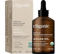 Huile d'argan bio Cliganic, 100% pure | pour les cheveux, le visage et la peau | Huile de support pressée à froid, importée du Maroc