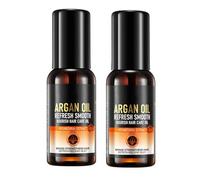 Huile d'argan bio, huiles capillaires pour la croissance des cheveux, renforce les mèches fragiles, lisse les frisottis, favorise une croissance plus épaisse et plus abondante, pour tous types de chev