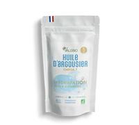 Huile d'Argousier Bio | Hydratation de la Peau et des Muqueuses I Riche en Oméga 3, 6, 7 & 9 | 60 Capsules I Fabriqué en France I Valebio