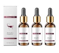 Huile d'ascenseur de poitrine, Poitrine plus ferme naturellement levée, Soins naturels de la poitrine, Hydratation et hydratant et élasticité, Huile de massage de poitrine (3pcs)