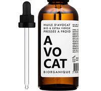 Huile d'Avocat 100% Bio, Pure, Naturelle et Pressée à froid - 100 ml - Soin pour Cheveux, Corps, Peau