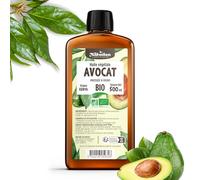 Huile d'AVOCAT Bio 500 ml - Natureen | Planète au Naturel - Pure, Naturelle et Pressée à froid