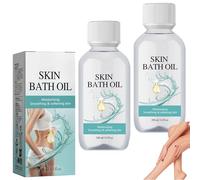 Huile de bain Skin So Soft, huile corporelle hydratante pour le visage et le corps. Nourrissante, retient l'humidité, formule à séchage rapide, raffermit et lifte la peau relâchée, éclaircit. (2pcs)
