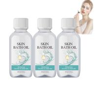Huile de bain Skin Soft, Huile sèche hydratante pour le corps Skin So Soft Original, Huiles de bain hydratantes et émollient pour peaux sèches, Hydrate et protège, Produit de bain quotidien (3 PCS)