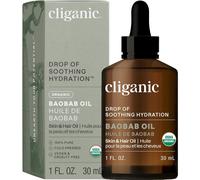 Huile de baobab bio Cliganic 100 % pure - Pour le visage et les cheveux | Huile naturelle pressée à froid, non raffinée (l'emballage peut varier)