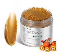 Huile de Batana brute pour la pousse des cheveux : 100 % pure - Dr. Sebi Batana Oil from Honduras Unrefined Favorise l'épaisseur des cheveux pour homme et femme 120 g