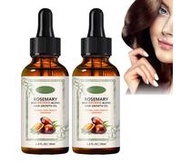 Huile de Batana Naturelle pour la Croissance des Cheveux, Huile de Romarin Pousse Cheveux Très Rapide et Prévient la Perte de Cheveux (2 Pack)
