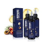 Huile de Batana pour Cheveux, Huile de Romarin et de Ricin pour les Cheveux, huile capillaire au romarin bio pour cheveux plus épais, Améliore la texture des cheveux (100ml, 3pc)