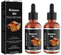 Huile de Batana pour la croissance des cheveux, Batana Oil for Hair Growth, 100% naturelle biologique pour des cheveux sains, améliore la radiance des cheveux et de la peau (2pcs)