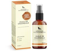 Huile de Calendula 100ml Spray Huile Végétale 100% Naturelle Apaisante pour Corps et Visage Soin Nourrissant Contre les Irritations, Gerçures, Rougeurs et Cicatrices