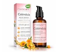 Huile de Calendula Macérât 100ml - Soin Naturel Peau Sensible et Bébé - Visage, Corps, Massage - Vegan - Calendula Officinalis - Flacon Verre Essenciales