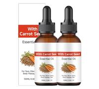 Huile De Carotte Eclaircissante Peau Noire, 100ml Dark Spot Correcting Glow Serum, Serum Anti Tache Visage Pour L'élimination Des Taches Sombres, Efficace Sur Taches Brunes, Illumine Le Teint (2PC)