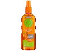 Huile de Carotte Originale Cabana Sun Accélère le Bronzage 200ml - Huile Douce, Absorption Facile et Finition Non Grasse - Peach - Pour Tous les Types de Peau - Foncé