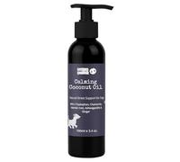 Huile de coco apaisante pour chiens - Flacon pompe de 100 ml - Aide naturelle en cas d'anxiété et de stress - Avec L-tryptophane, valériane et ashwagandha