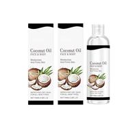 Huile de coco naturelle, hydratante et nourrissante, démaquillante visage et corps, huile de base multi-usages, convient à tous les types de peau - 100 ml / 3,38 oz (2)