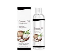 Huile de coco naturelle, hydratante et nourrissante, démaquillante visage et corps, huile de base multi-usages, convient à tous les types de peau - 100 ml / 3,38 oz (1)