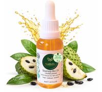 Huile de corossol bio Nativilis, 30 ml, huile de papaye brésilienne vierge 100% naturelle et non raffinée pour la peau et les cheveux