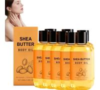 Huile de corps de beurre de karité avec la vitamine E et l'huile d'amande - sérum corporel non gras et absorbent rapide, hydratant corporel profond pour la peau sèche endommagée (8)