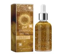 Huile de corps scintillante sèche - Sérum de peau brillante brillante, complexe lumineux rayonnant | Liquide améliorant la lueur hydratante légère avec un traitement esthétique éclairante pour les yeu