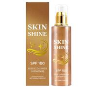 Huile de corps Shimmer, écran solaire 100ml Shimmer Spray Glow Huile de corps Produits de soins de beauté pour huileux sensibles les types Femmes Hommes Filles Voyage quotidien Soirée Fête