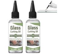 Huile de coupe de verre 200 ml, convient pour tous les outils de coupe de verre, carrelage et miroirs