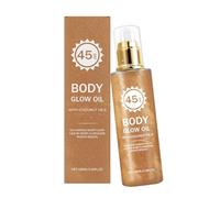 Huile de crème solaire SPF 45 | 100 ml de protection UV non grasse légère et hydratante pour le visage pour les hommes Skin sensible aux femmes - Travel Beach Sports Outdoor (1pcs)