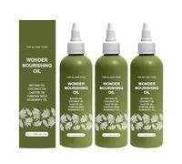 Huile de croissance capillaire QPJUVC - Sérum 100% pur pressé à froid aux huiles de romarin et de noix de coco - Soin du cuir chevelu pour des cheveux plus épais et plus forts (3)