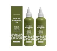 Huile de croissance capillaire QPJUVC - Sérum 100% pur pressé à froid aux huiles de romarin et de noix de coco - Soin du cuir chevelu pour des cheveux plus épais et plus forts (2)