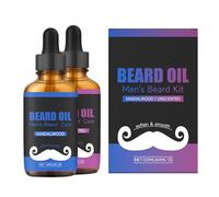 Huile De Croissance De Barbe, Formule Non Grasse, 60 Ml, Huile De Toilettage Pour Moustache, Après-shampoing Nettoyant Pour Barbe, Facile À Utiliser, Pour Le Quotidien, La Nuit, La Maison, Les Voyages