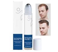 Huile de croissance des cheveux | 25 ml d'huile roll-on pour apaiser le cuir chevelu | Solution d'absorption rapide pour cheveux fins et abîmés | Pour une utilisation quotidienne à la maison, en salon
