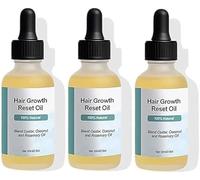 Huile de croissance des cheveux, huile de croissance et de réinitialisation, renforce les racines des cheveux pour cheveux secs et abîmés et la croissance des cheveux fins, soins capillaires