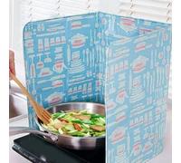 Huile de cuisine pour cuisinière à brûleur unique fabriquée à partir d'une feuille d'aluminium épaisse résistante à la chaleur pour éviter les taches murales et l'huile pour les éclaboussures