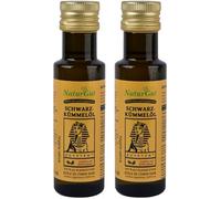 Huile de Cumin Noir Nigelle d'Égypte 2x100ml | Pressée à froid, Pure, Cultivée