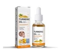 Huile de curcuma anti-taches brunes, sérum visage correcteur de taches brunes, essence de massage hydratante, anti-âge et hydratante pour peaux sèches - Hydratant éclat visage et cou (1pc)