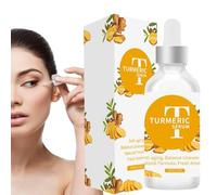 Huile de curcuma pour le visage - 30 ml d'extrait de curcuma bio éclaircissant l'du visage correcteur de taches brunes | L'réparatrice hydratante pour le au combat les boutons, uniformi