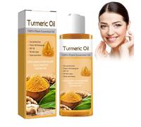 Huile de Curcuma, Sérum Éclatante pour Peau Tous Types, Turmeric Essential Oil for Face