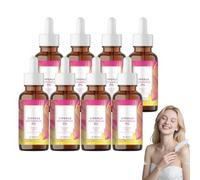 Huile de Cyperus Rotundus, Huile inhibitrice de repousse des poils à base de Cyperus Rotundus, Sérum corporel lissant, Aide à ralentir la repousse des poils, hydrate et apaise la peau (8 bouteilles)