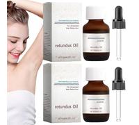 Huile de Cyperus Rotundus, Paquet de 2 Huiles de Cyprès Naturelles pour L'épilation, Huile Topique de Rotonde de Chypre, Huile D'inhibiteur de Cheveux Non Irritante avec Compte-gouttes (2 Fl Oz)