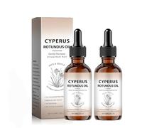 Huile de Cyperus Rotundus Velura, Réduit la repousse des poils, Huile naturelle de Cyperus Rotundus pour l'épilation, Hydrate et apaise, Douce, Réduit la pilosité, Peau lisse (2PCS)