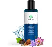 Huile De Douche Peau Sensible Lotus - Huile Lavante - Extra Nourrissante À L'huile De Pépins De Raisin - Peaux Sèches - Huile De Douche Amande Vegan 200 Ml