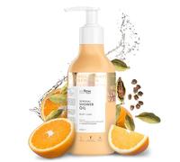 Huile de Douche Sensuelle So!Flow avec Orange Juteuse et Cardamome, Enrichie d'Huiles Nourrissantes de Babassu et Macadamia pour une Expérience de Douche Revitalisante