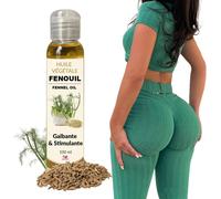 Huile De Fenouil Pour Grossir Le Fessier-Hanches-Volume Poitrine-100% Naturelle-100ml-I Love My Popotin