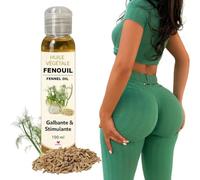 Huile de Fenouil Pure -Grossir le Fessier-Hanches-Volume Poitrine -Effet BBL naturel-100% Naturelle -100Ml I Love My Popotin