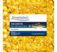 Huile de foie de morue 500 mg - Cartons de 1.000 ou 5.000 ou 10.000 capsules - Cartons of 1.000 ou 5.000 ou 10.000 capsules (5000)