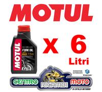 Huile de Fourche Motul Fork Oil Factory Line Light Medium SAE 7.5W 6 Litres Lt