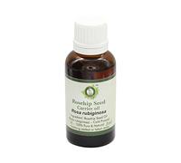 Huile de graine de rose musquée | Huile de rose rubis rose | Pour le visage | Pour la peau | Pour le corps | 100 % pure et naturelle | Pressée à froid | Huile de graines de Rosehip | 10 ml | 0,338
